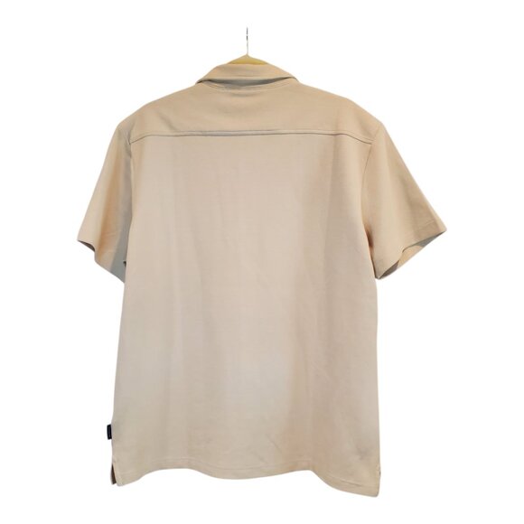 NWT BEN SHERMAN Men's Cotton Blend Knit Short Sleeve Button Down Casual Shirt - Picture 5 of 12